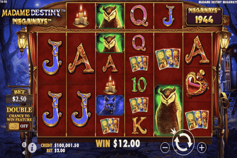 Madame Destiny Megaways: Mecánica del juego