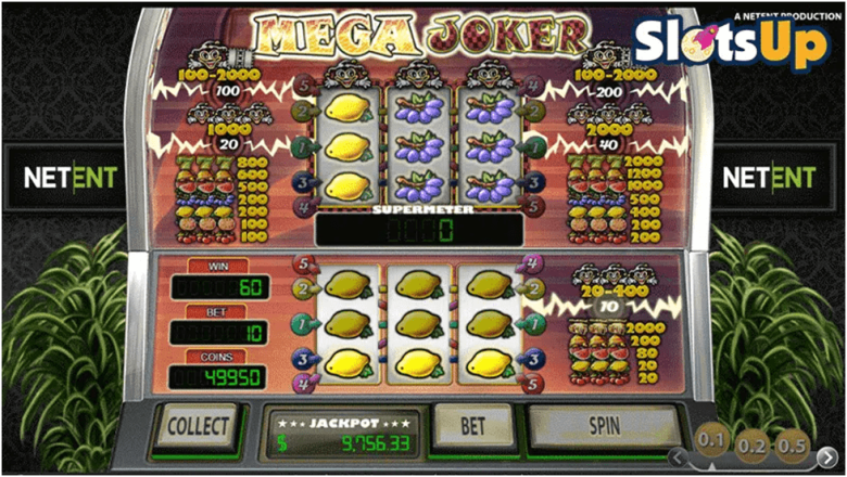 Tragamonedas Mega Joker de NetEnt