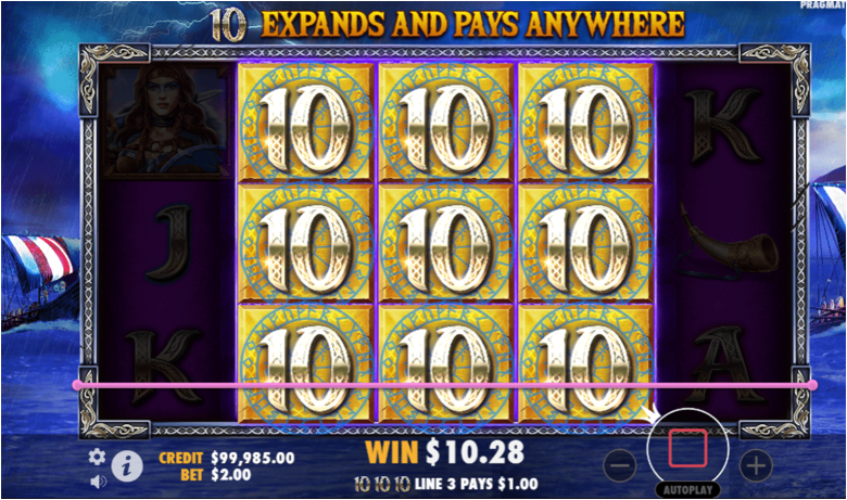 Símbolo Scatter en la tragamonedas Book of Vikings