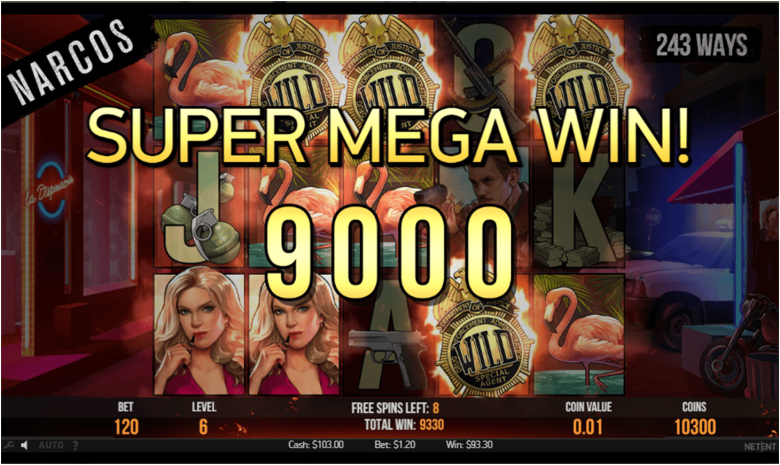 Pago máximo de Narcos Slot