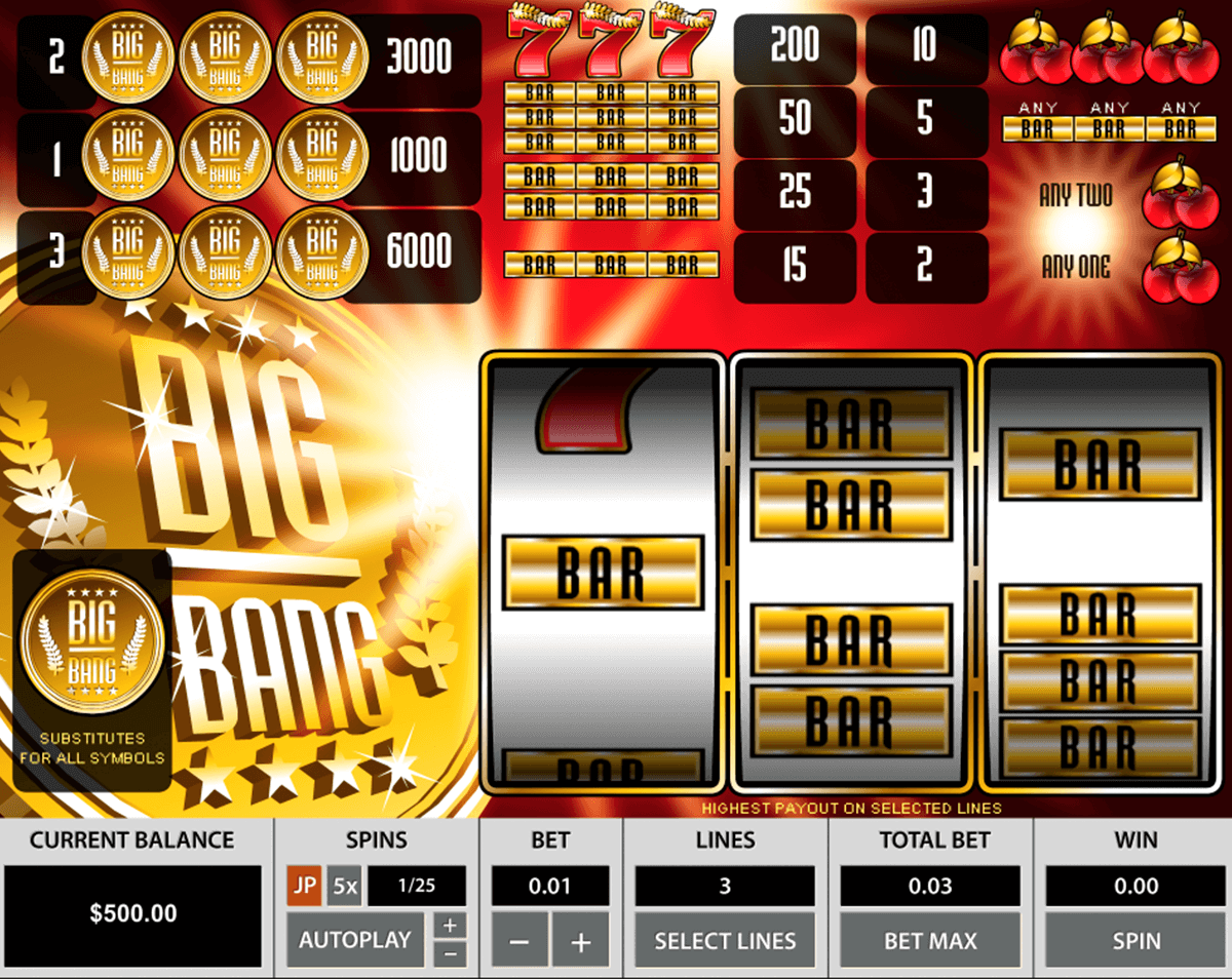 big bang pragmatic tragamonedas gratis 