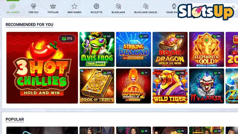 Casino en vivo de 20Bet