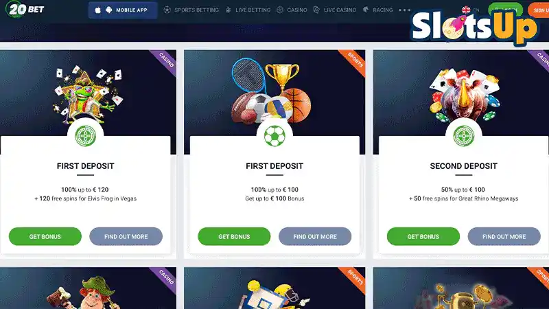 Promociones de 20Bet