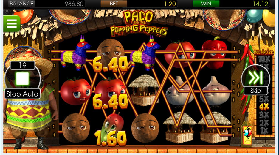 Paco and the Popping Peppers 100 gratis spins