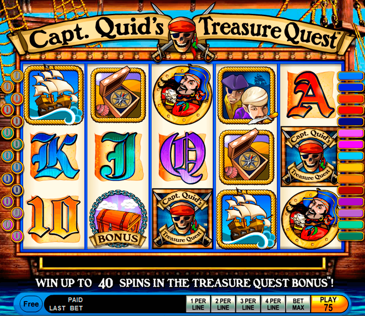 capt quids treasure quest igt tragamonedas gratis 