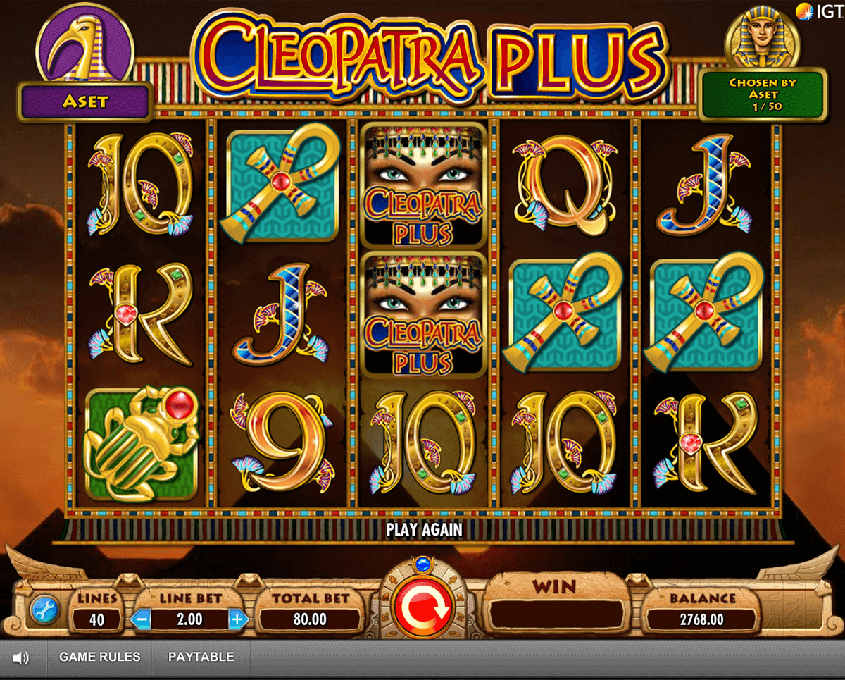 Jugar Tragamonedas - Cleopatra Plus™ Gratis Online