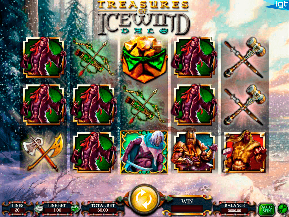 dungeons and dragons treasures of icewind dale igt tragamonedas gratis 