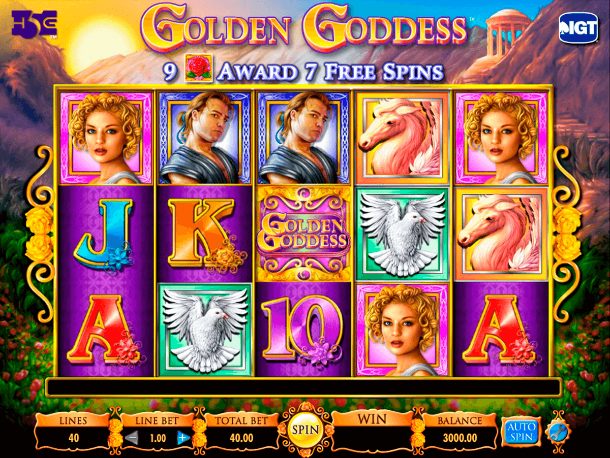 golden goddess igt tragamonedas gratis 