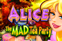 logo alice and the mad tea party wms juegos casino 