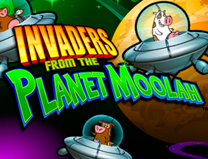 logo invaders from the planet moolah wms 4 