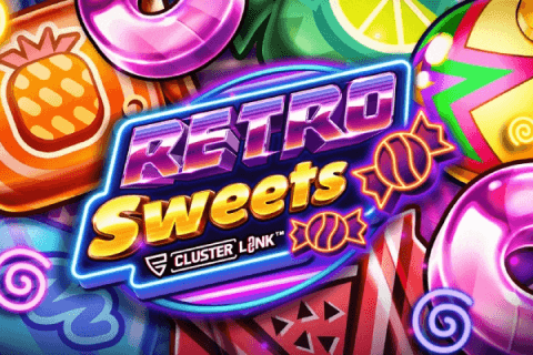 logo retro sweets push gaming 