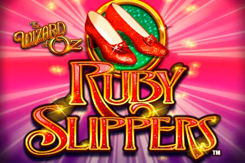 logo the wizard of oz ruby slippers wms 