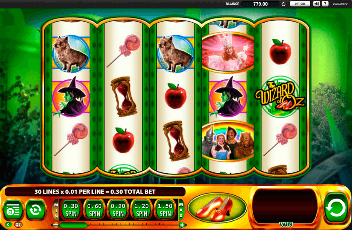 online casino wizard of oz slot machine