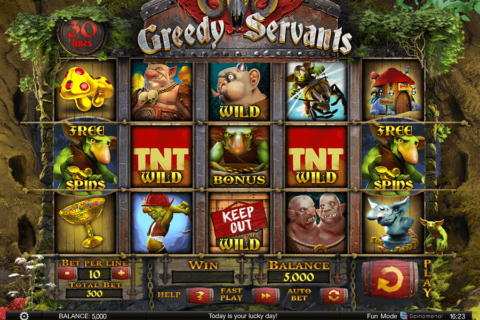 greedy servants spinomenal tragamonedas gratis 