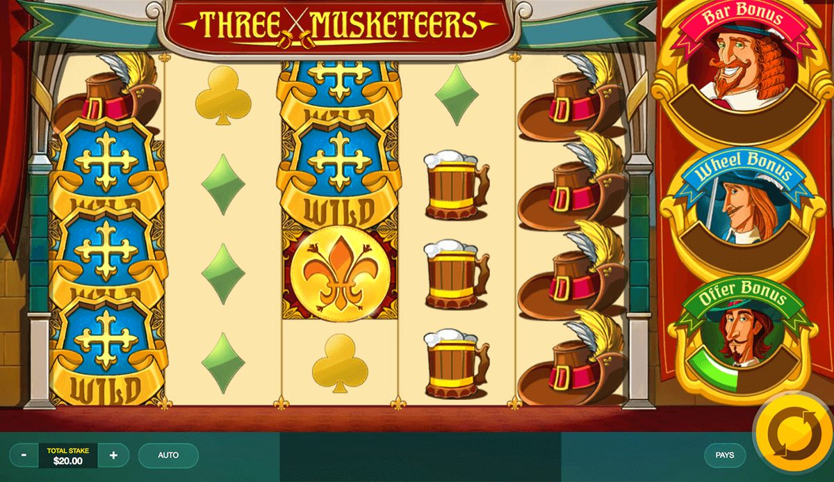 three musketeers red tiger tragamonedas gratis 