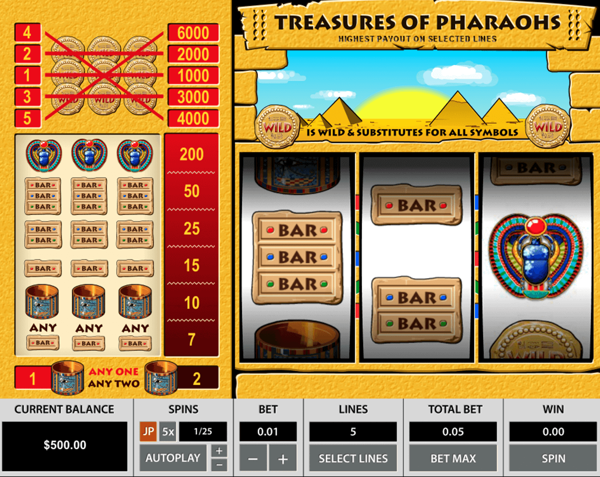 treasures of the pharaohs pragmatic tragamonedas gratis 